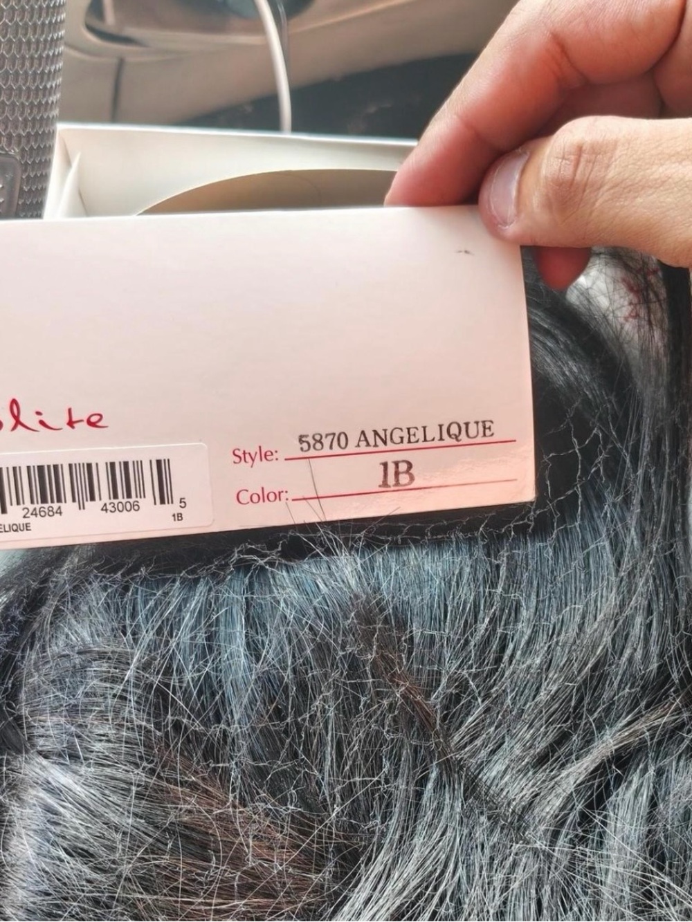 5870 Women's Hairpiece - 1B Natural Black